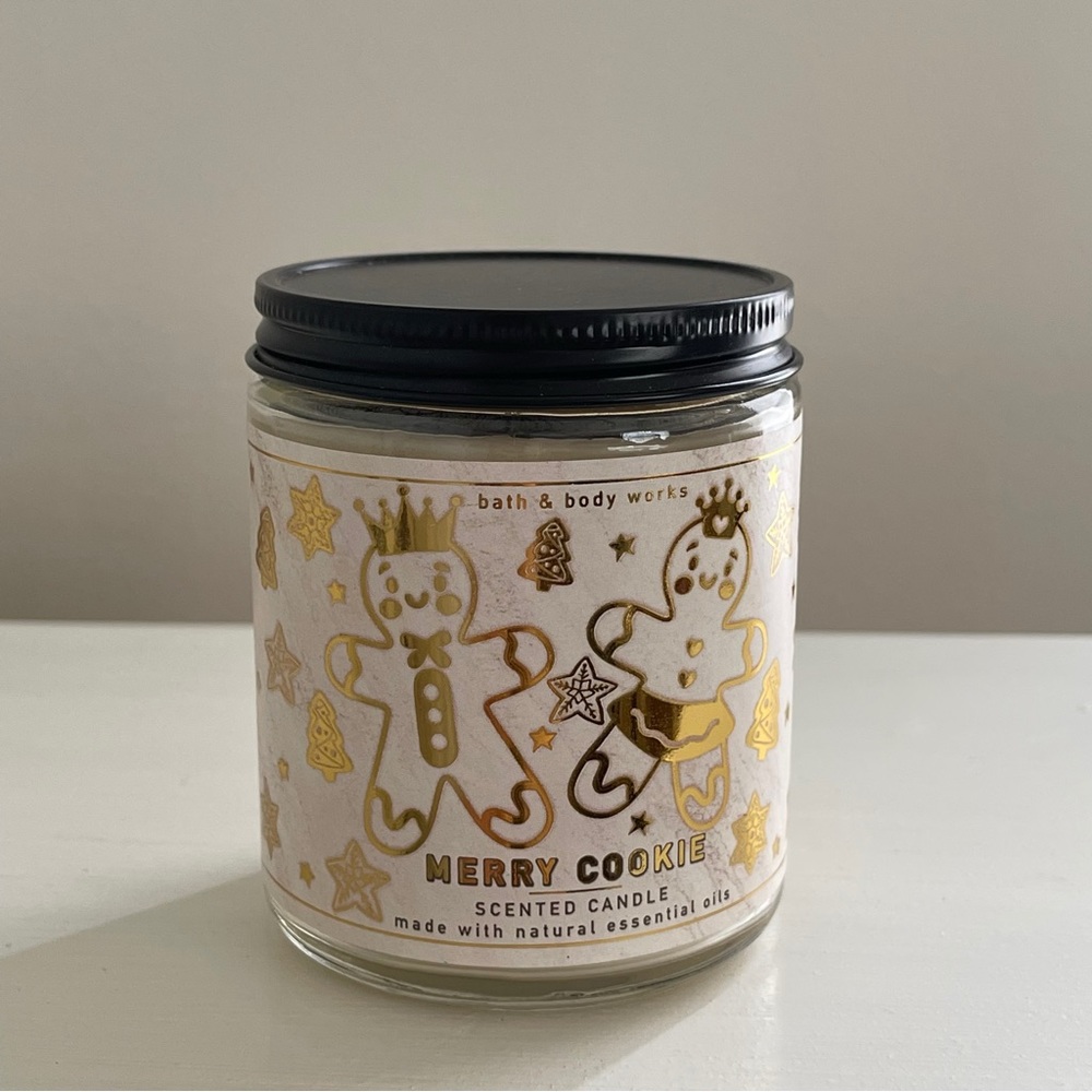 Merry Cookie Single Wick Candle | Bath & Body Works